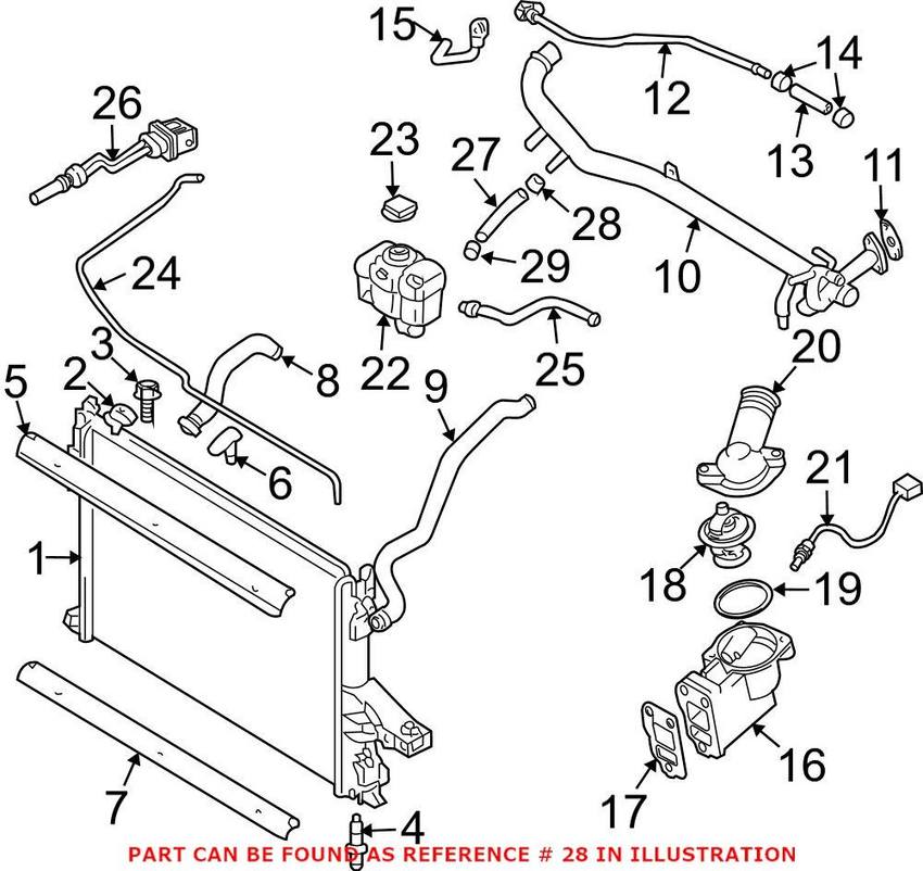 Volvo Hose Clamp 13mm23mm 988023 Genuine Volvo 988023